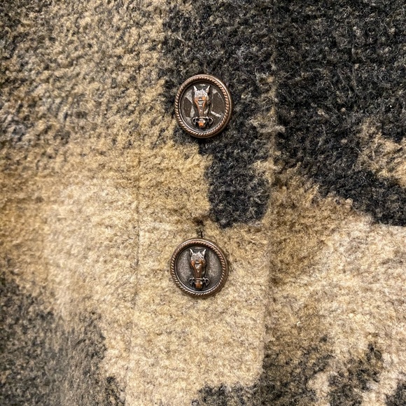 VINTAGE County Clothing Co Cheyenne Collection Horse Jacket - Picture 3 of 6